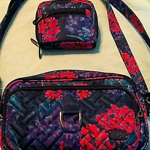 Lug rfid crossbody w Rfid wallet set